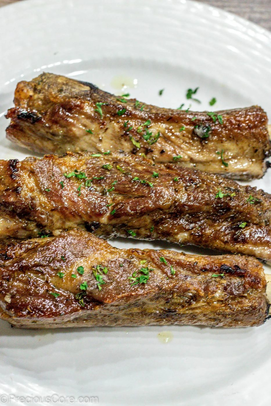Baked Dry Rub Ribs