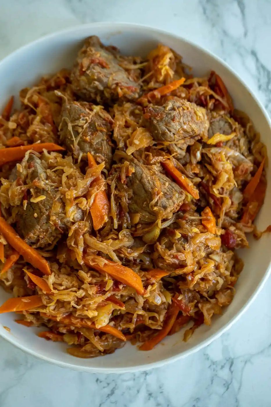 Beef Stew and Cabbage