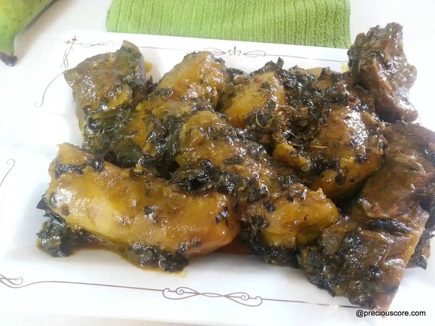 CAMEROONIAN FOOD: BORN HOUSE PLANTI