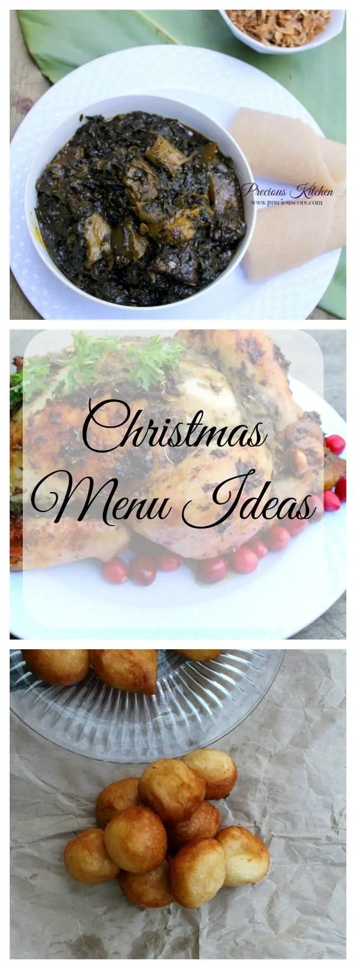 CHRISTMAS MENU IDEAS