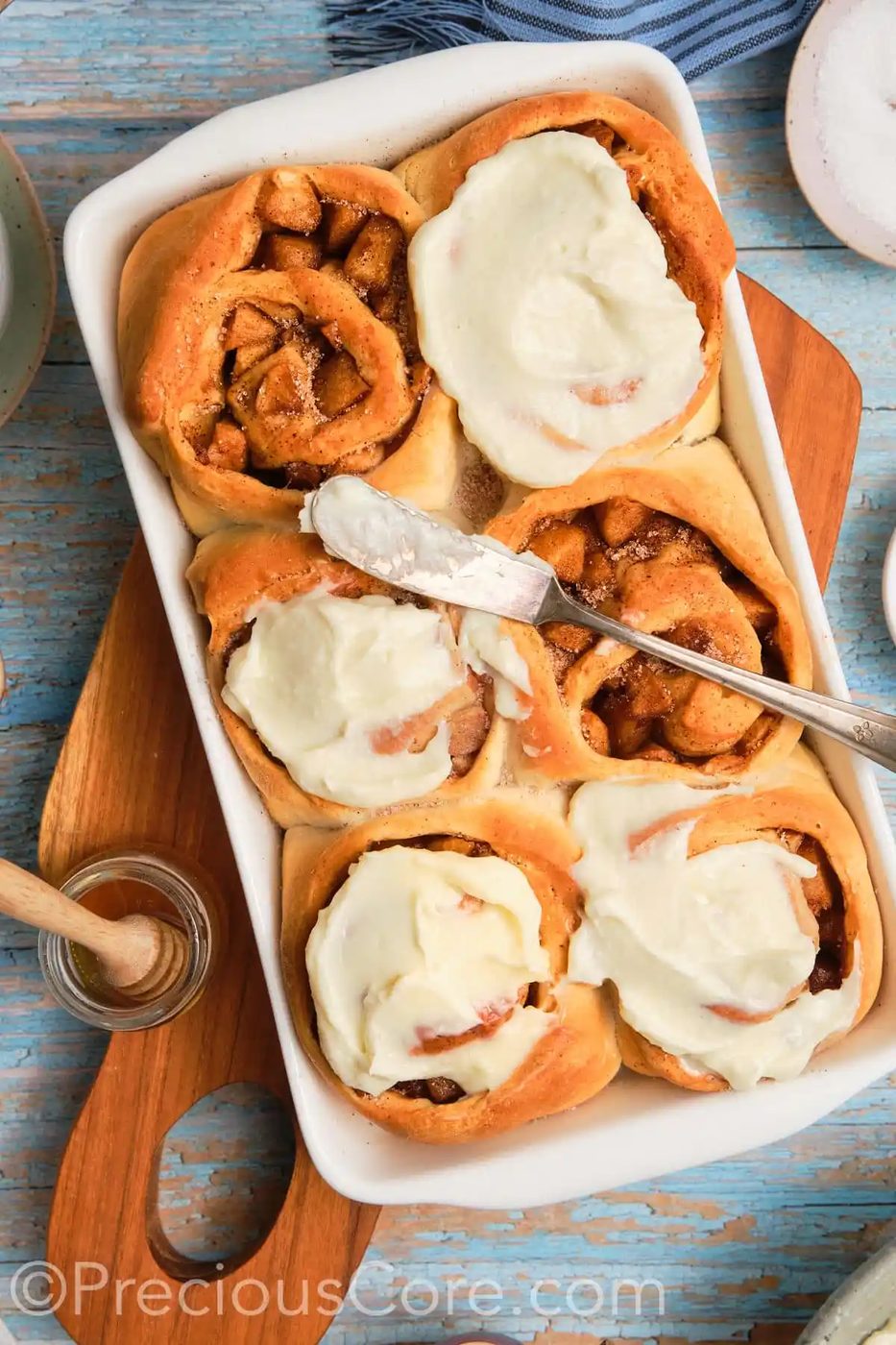 Cinnamon Rolls, Apple Pie Filling