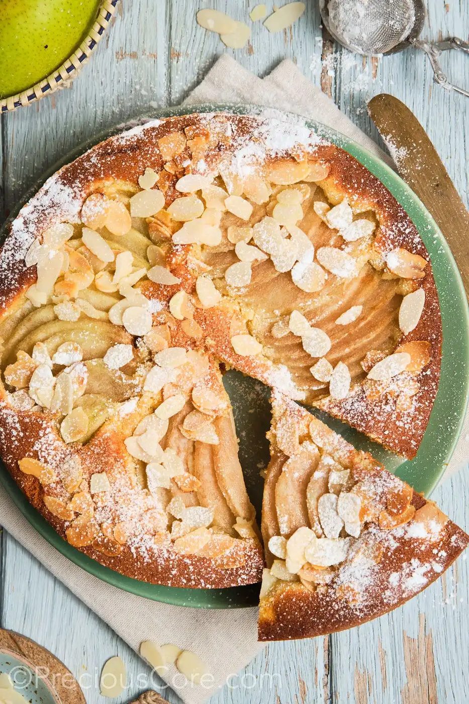Pear Almond Cake