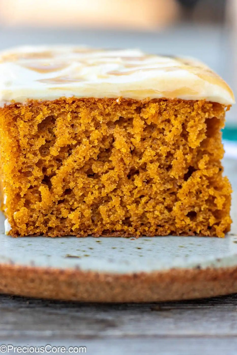 Pumpkin Cake With Cream Cheese Frosting
