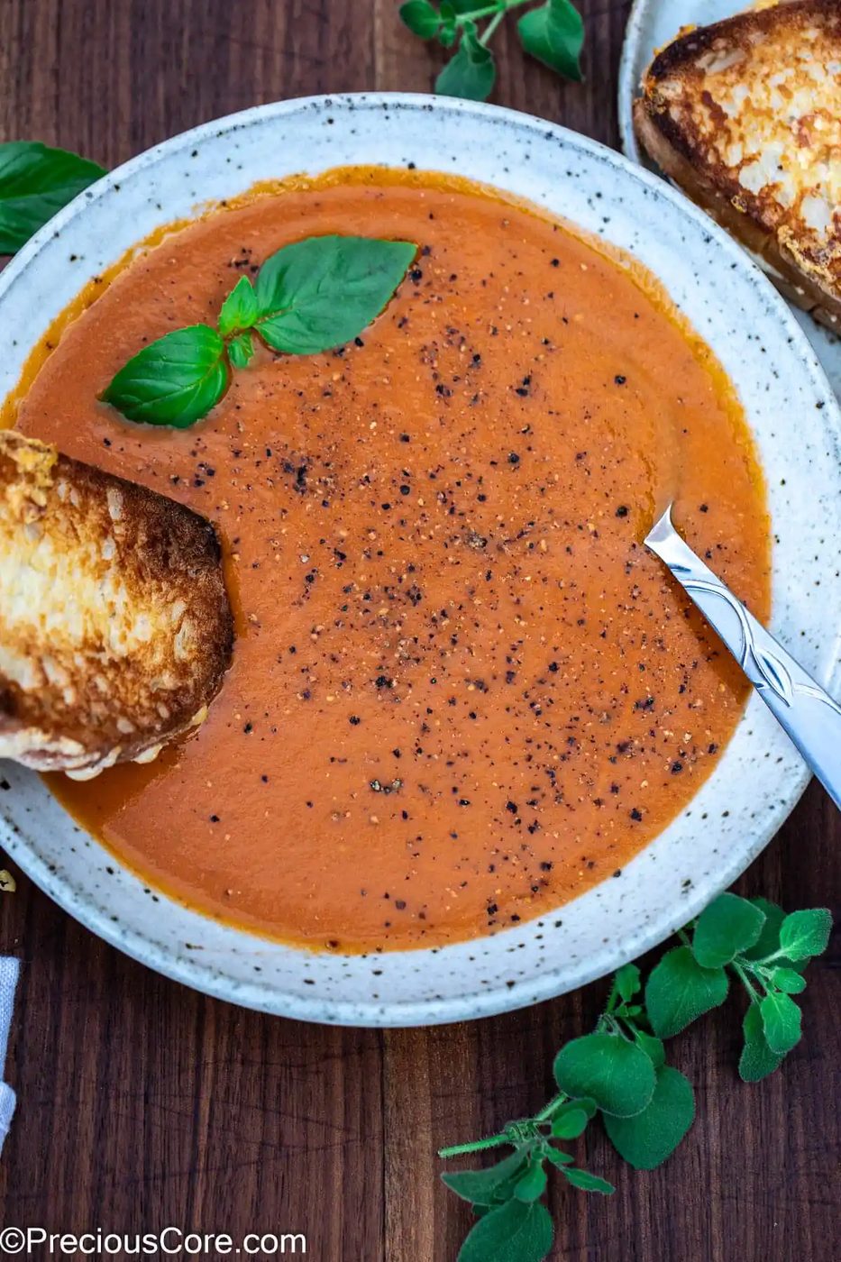 Roasted Tomato and Garlic Soup